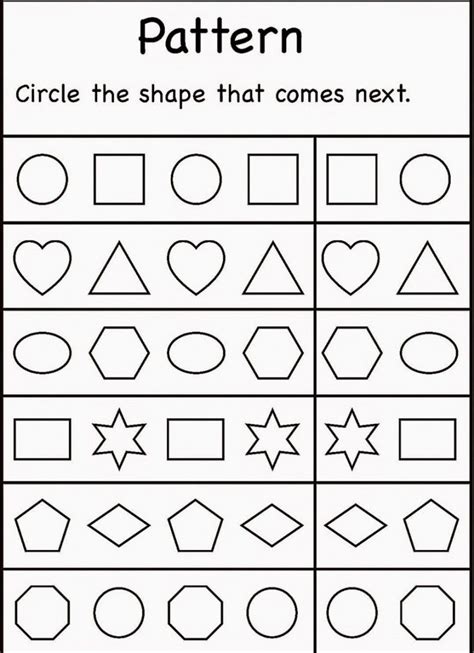 Printable Worksheets For 4 Year Olds