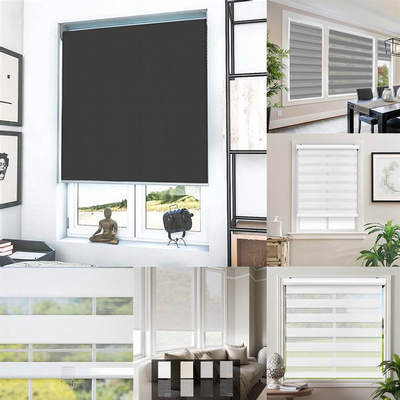 Privacy Roller blinds provide privacy without sacrificing natural light You can lower them completely or partially to control visibility into your space