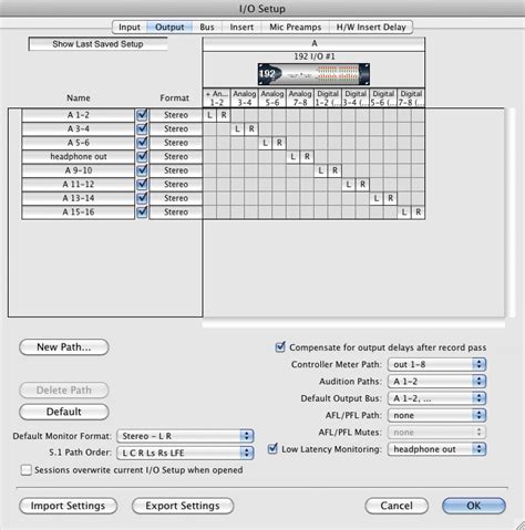 Pro Tools Compatibility Chart
