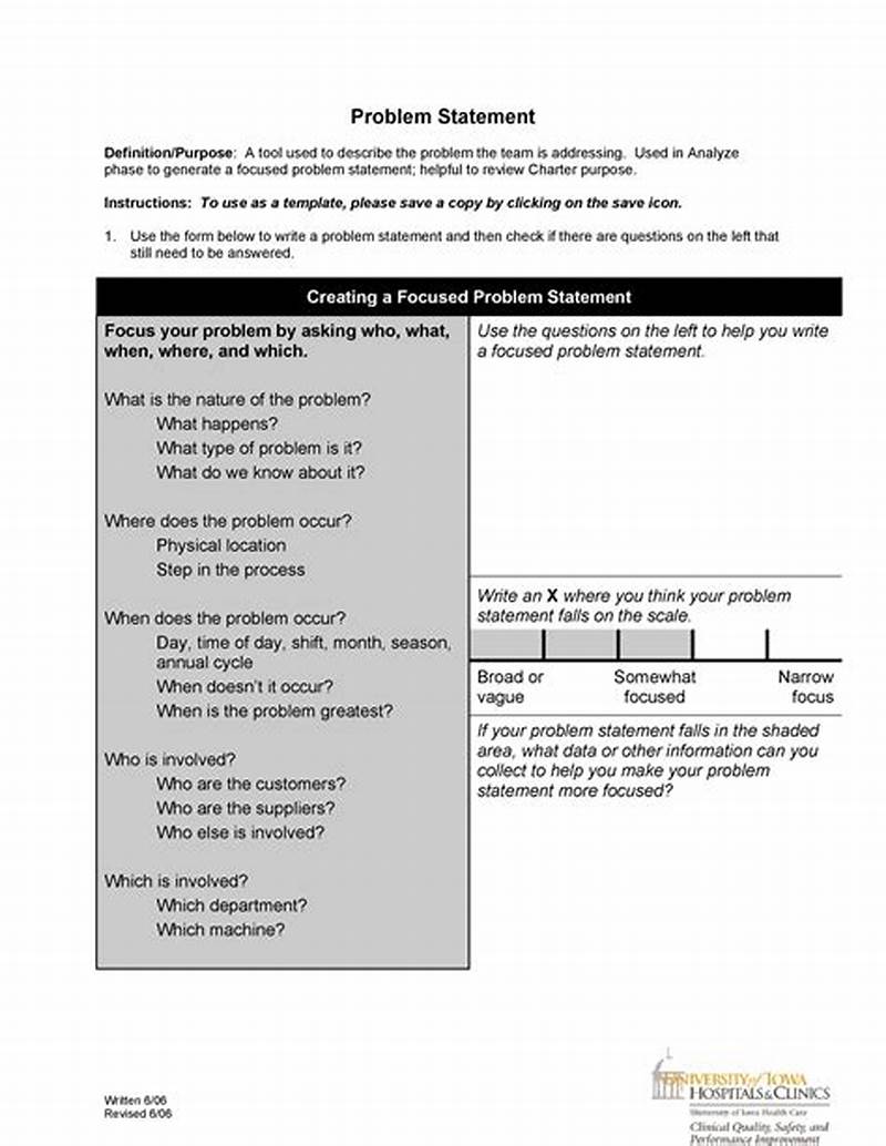 Problem Statement Form
