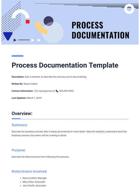 Process Document Templates