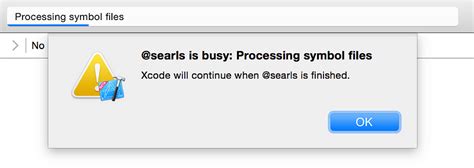 Processing Symbol Files in Xcode