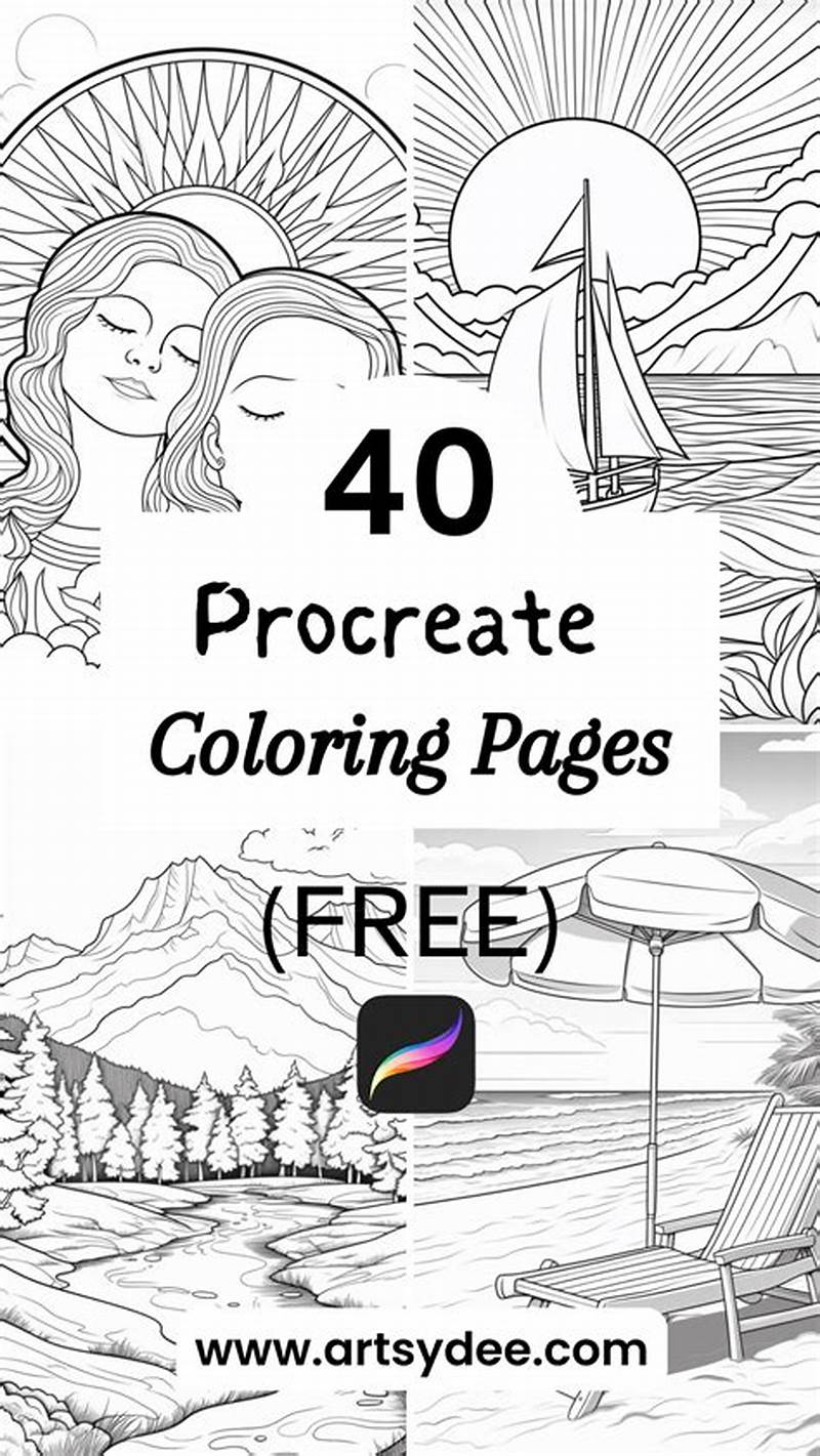 Procreate Coloring Pages