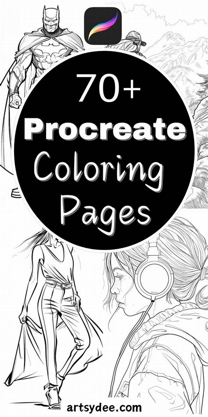 Procreate Coloring Sheets