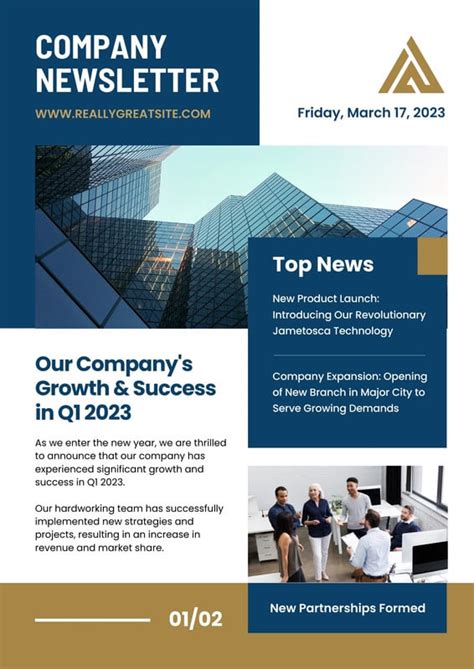 Professional Newsletter Templates