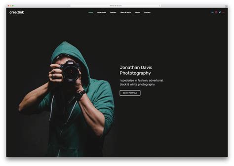 Professional Photography Website Templates