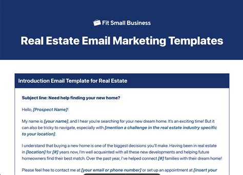 Professional Real Estate Email Templates