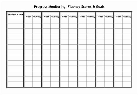 Progress Monitoring Templates