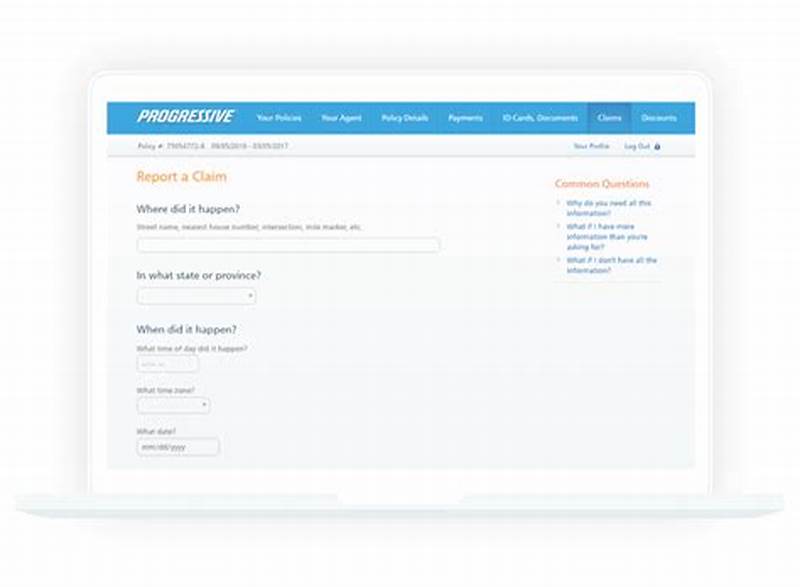 Progressive Insurance File A Claim Number