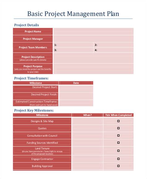 Project Mgmt Template