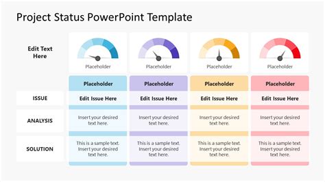 Project Status Powerpoint Template