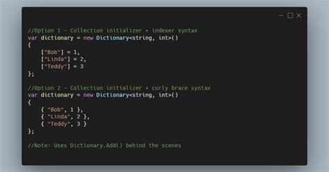 Proper way to initialize a C dictionary with values