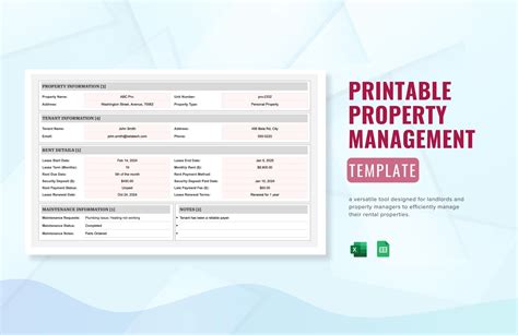 Property Management Template Free