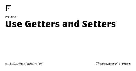 Property getters and setters