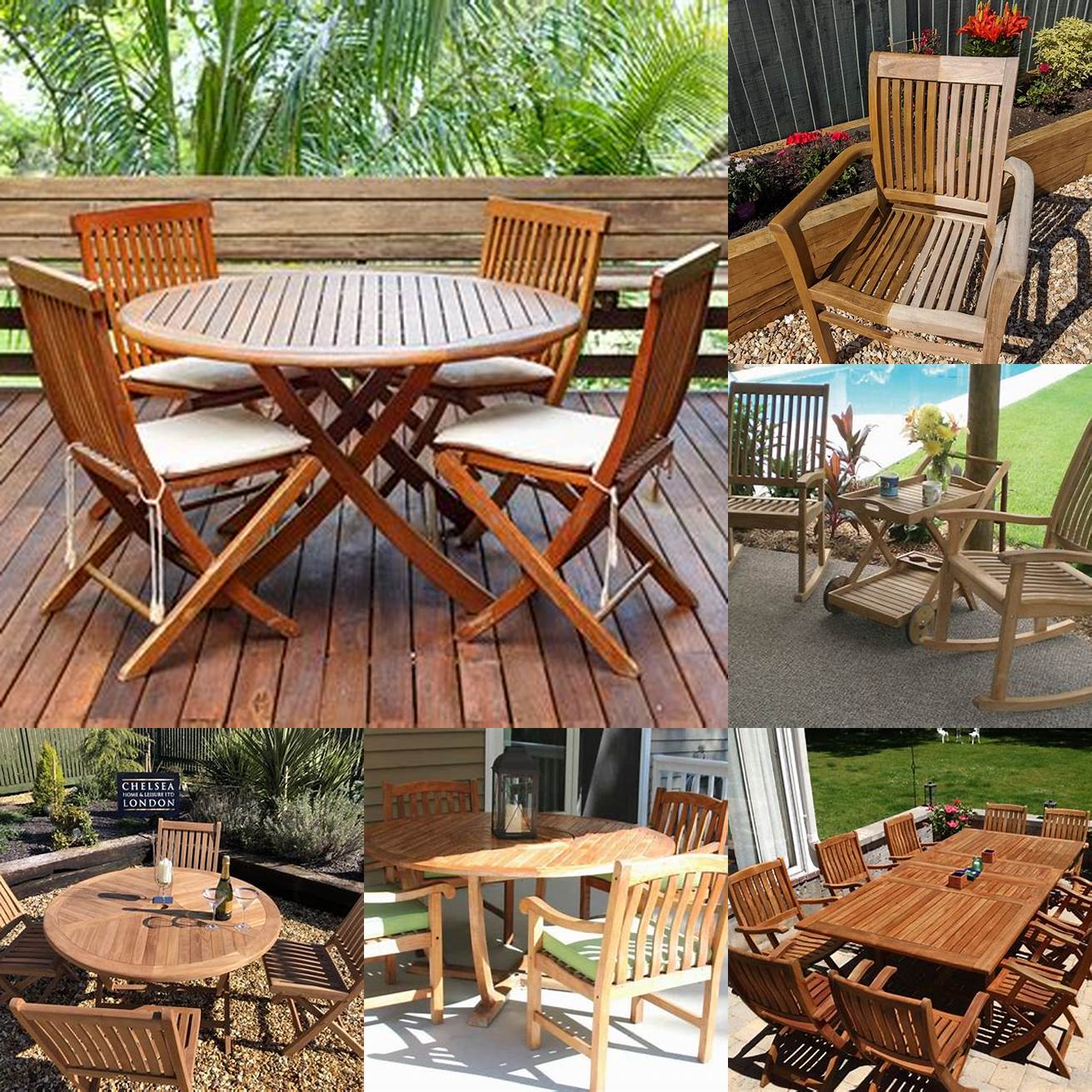 Protect Your Teak Furniture from the Sun