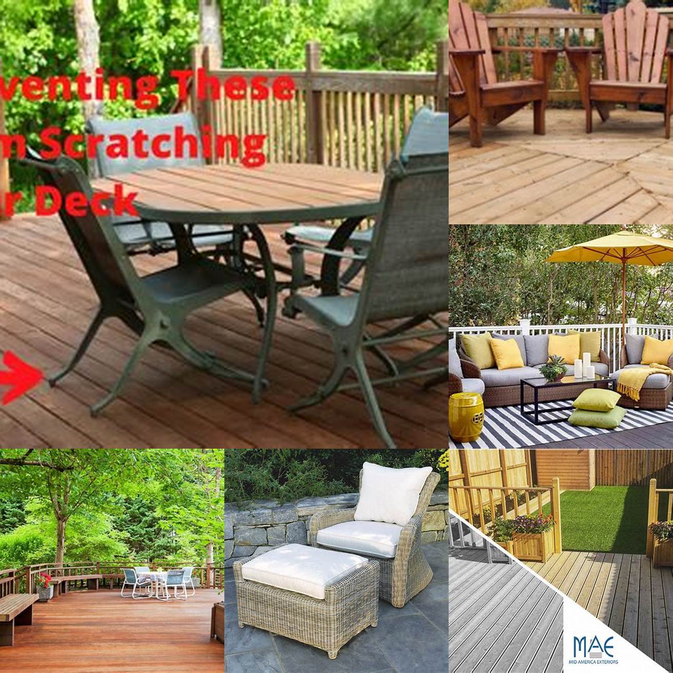 Protecting Your Furniture and Decking