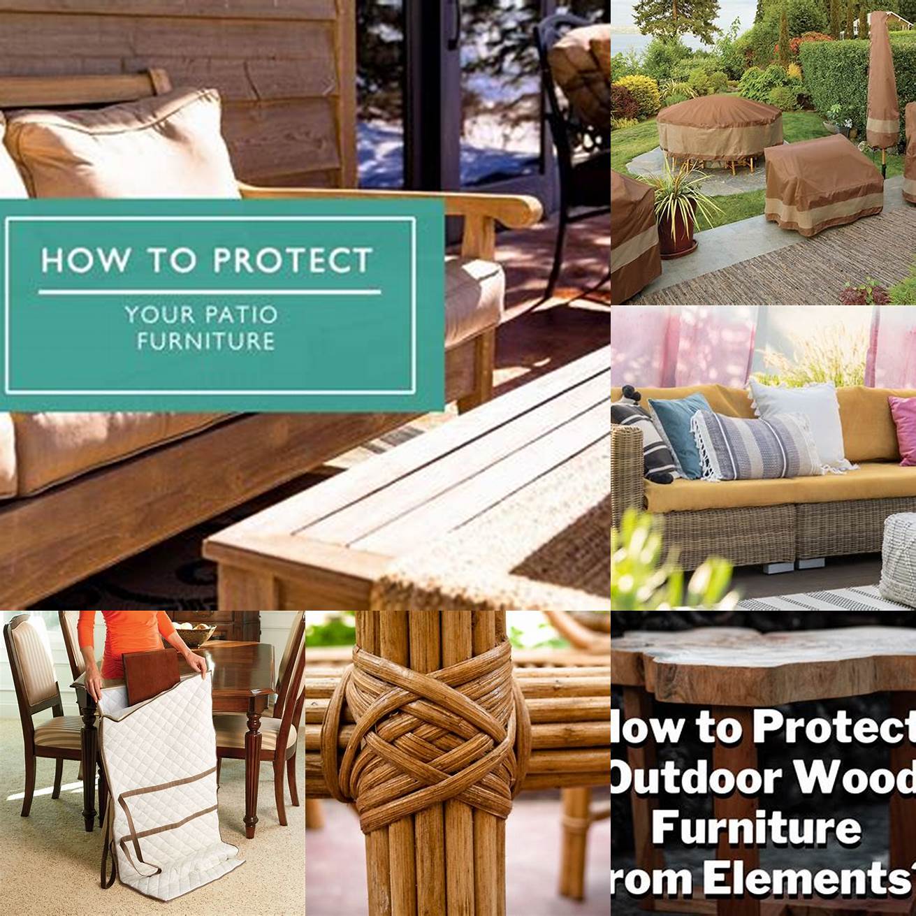 Protecting your furniture from the elements
