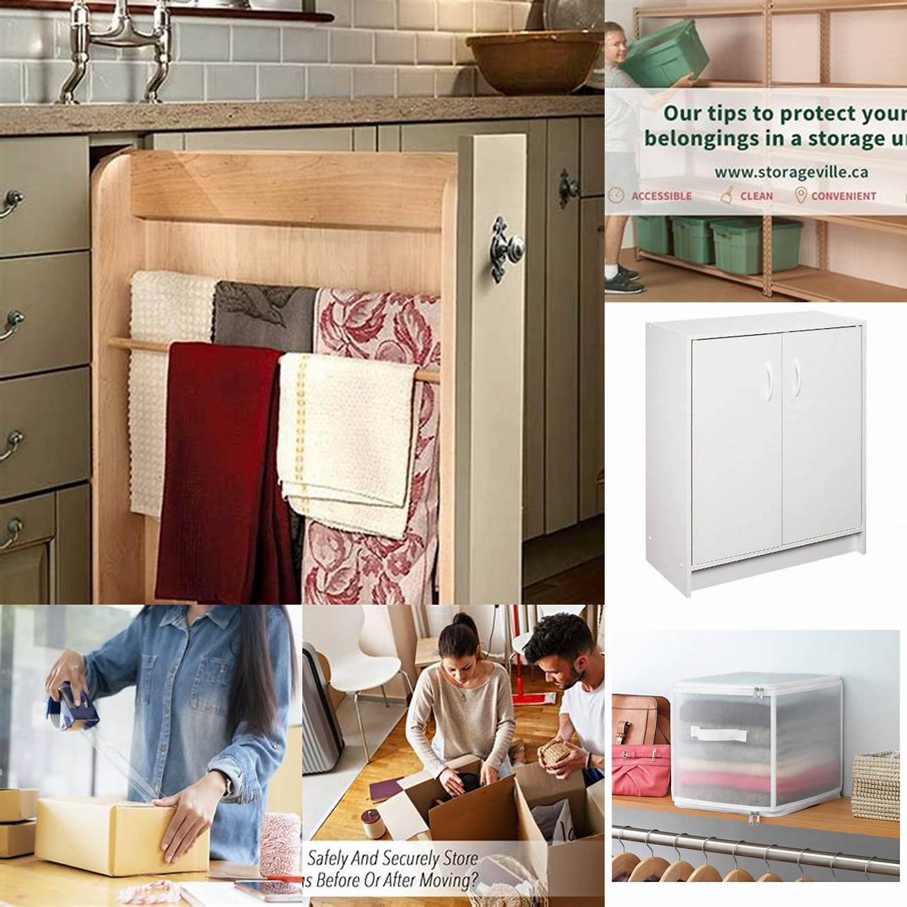 Protects your belongings Storage cabinets can help protect your clothes and other items from dust moisture and other elements that can damage them