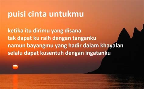 Puisi Cinta