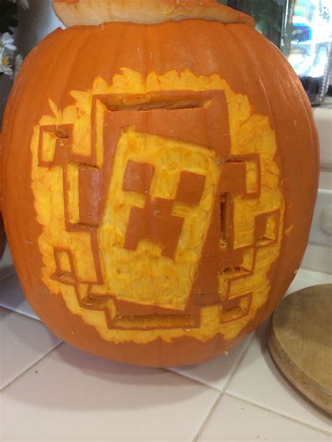Pumpkin Carving Templates Minecraft