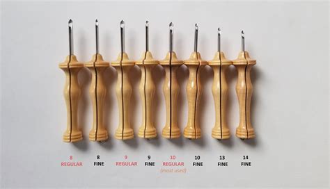 Punch Needle Size Chart