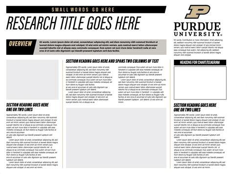 Purdue Poster Template