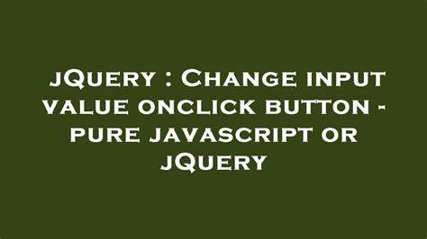 Pure JavaScript listen to input value change