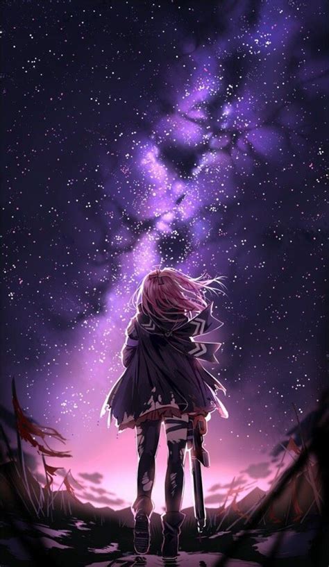 Purple Anime Wallpaper