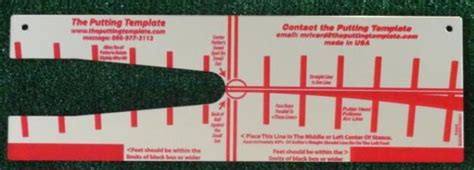 Putting Template Printable