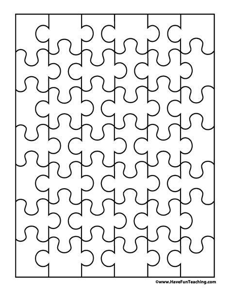 Puzzle Pieces Printable