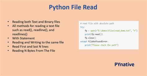 Python Reading and Writing Files