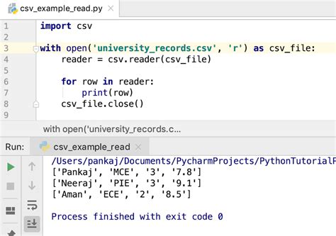Python Writing CSV File