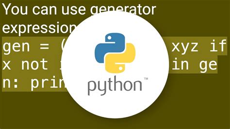 Pythonic way to combine for-loop and if-statement