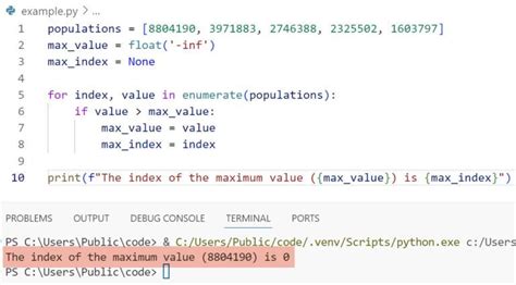 Pythonic way to find maximum value and its index in a list