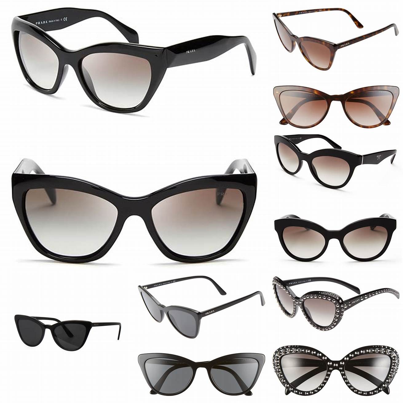 Q Can I wear cat eye Prada sunglasses with prescription lenses