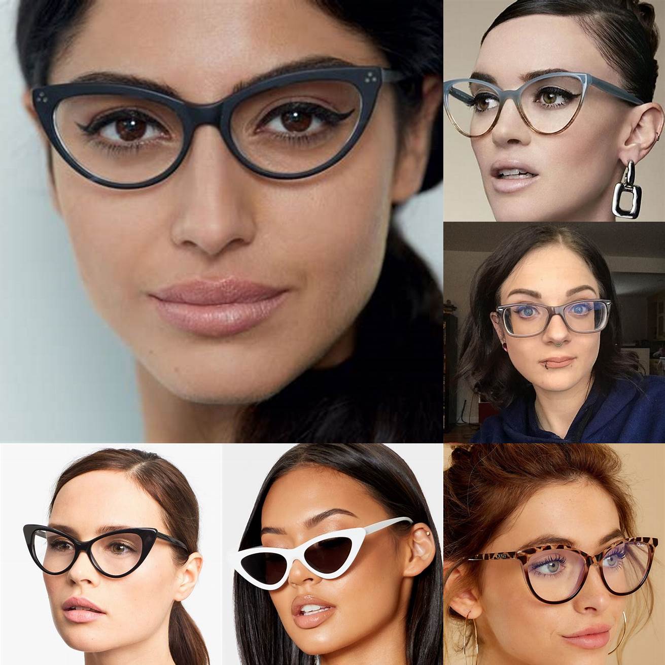 Q Can I wear cat eye glasses with earrings