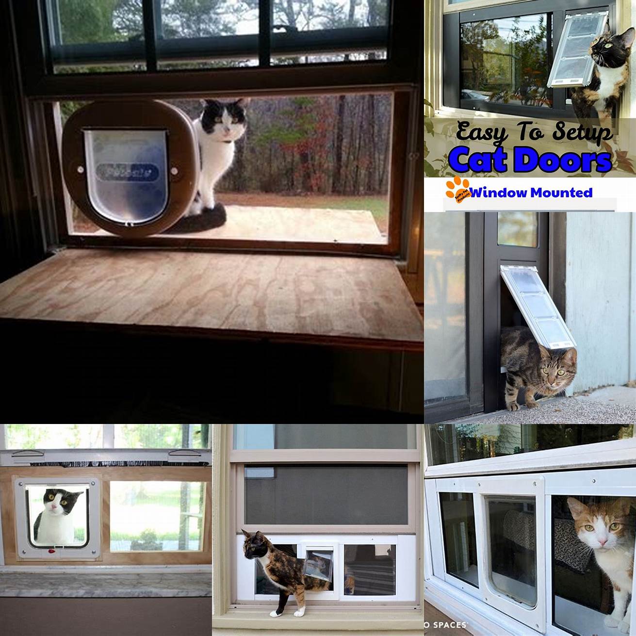 Q Can a cat door for sliding window be removed