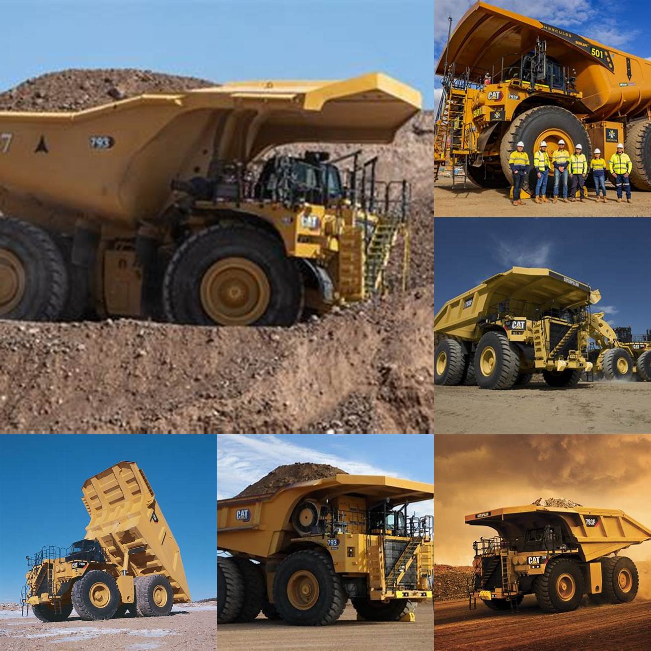 Q How many people can operate the Cat 793 haul truck