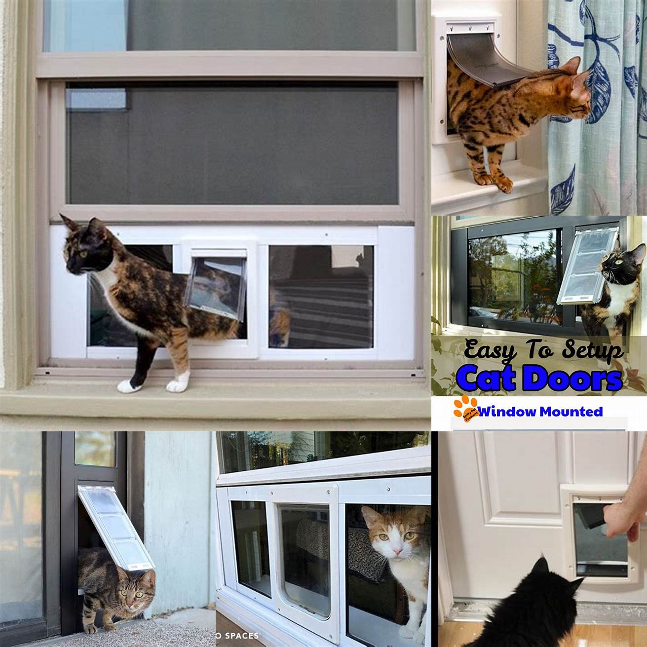 Q Is it safe to install a cat door for sliding window in a rental property