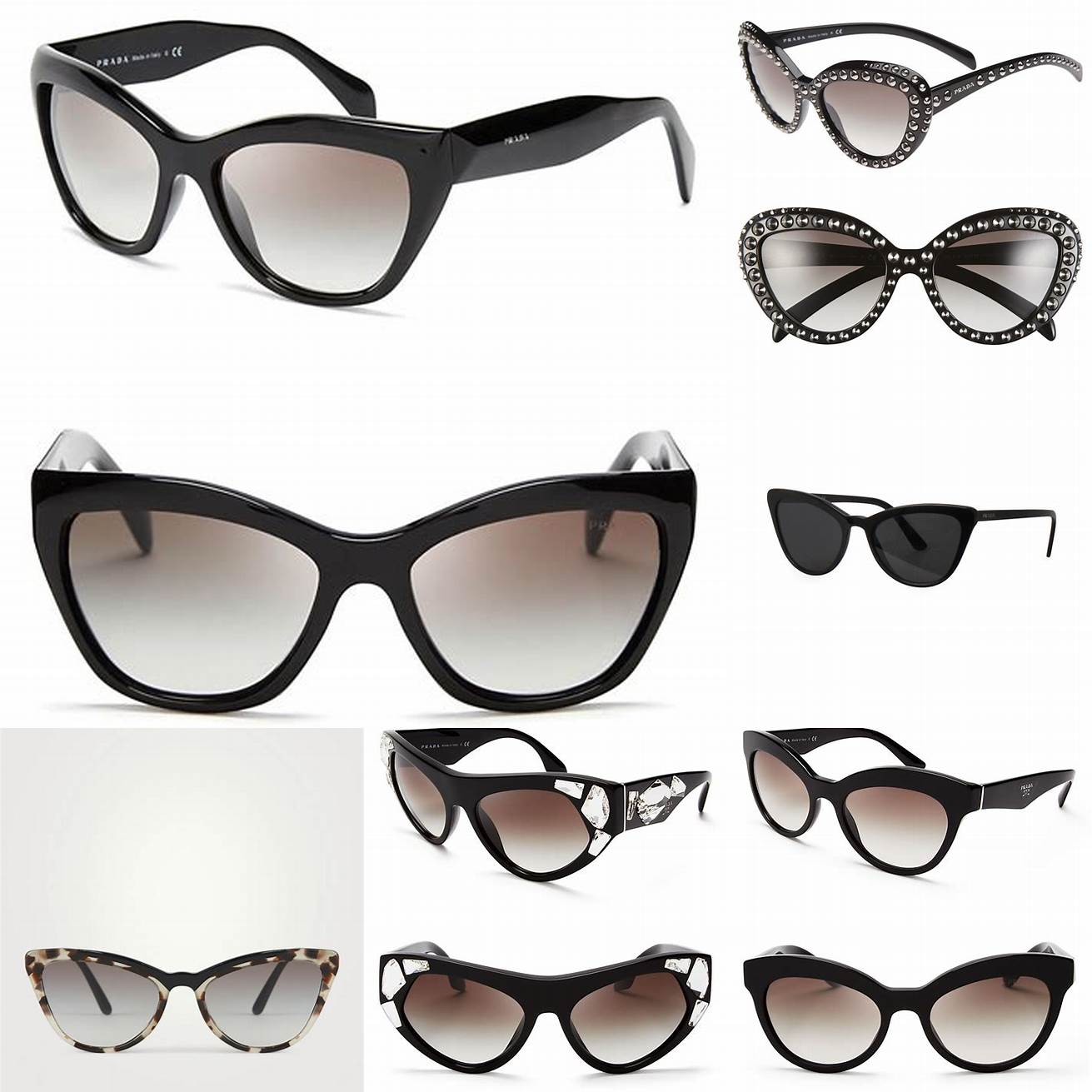 Q What colors do cat eye Prada sunglasses come in