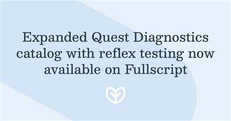 Quest Diagnostics Lab Test Catalog