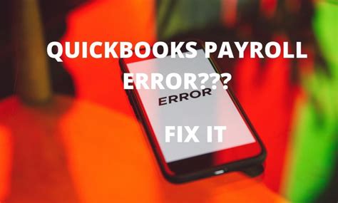 QuickBooks payroll mistake