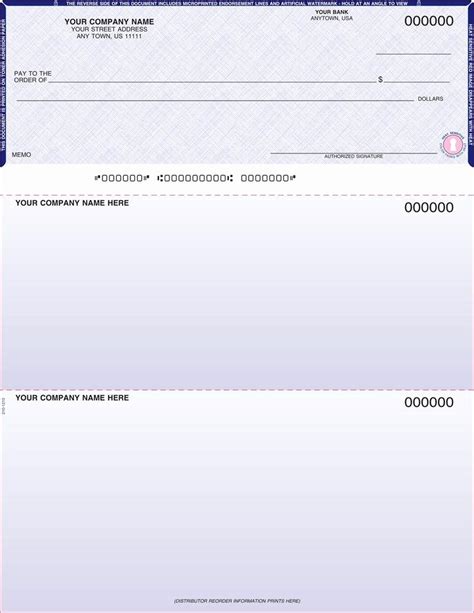 Quickbooks Check Template Word