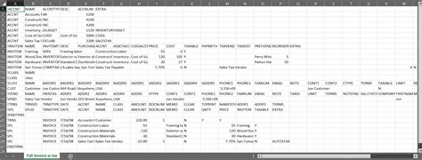 Quickbooks Iif Template