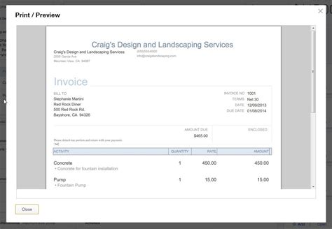 Quickbooks Invoice Template Edit