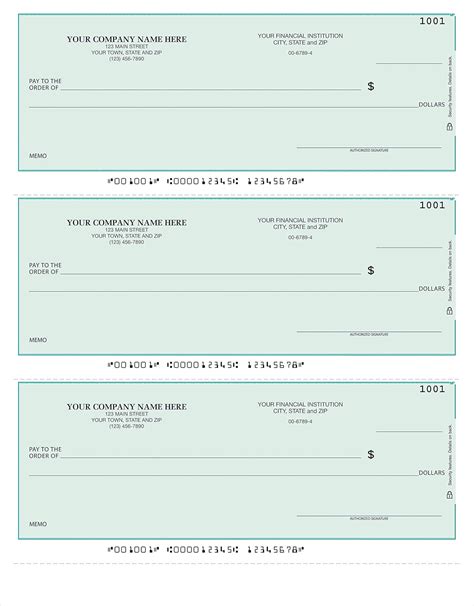 Quickbooks Printable Checks