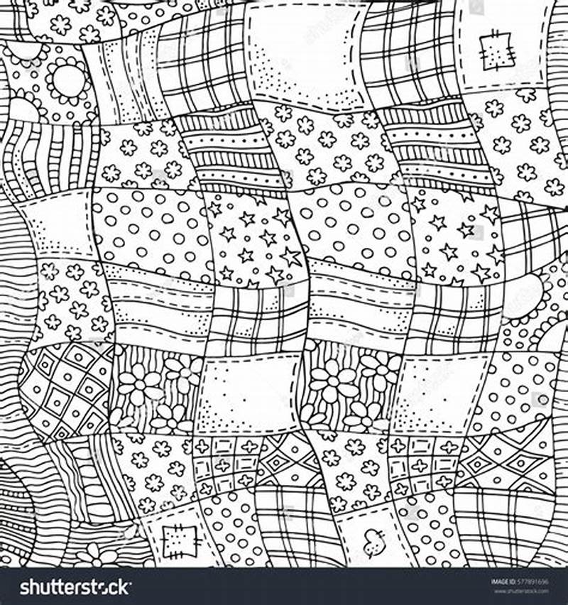 Quilt Pattern Coloring Pages
