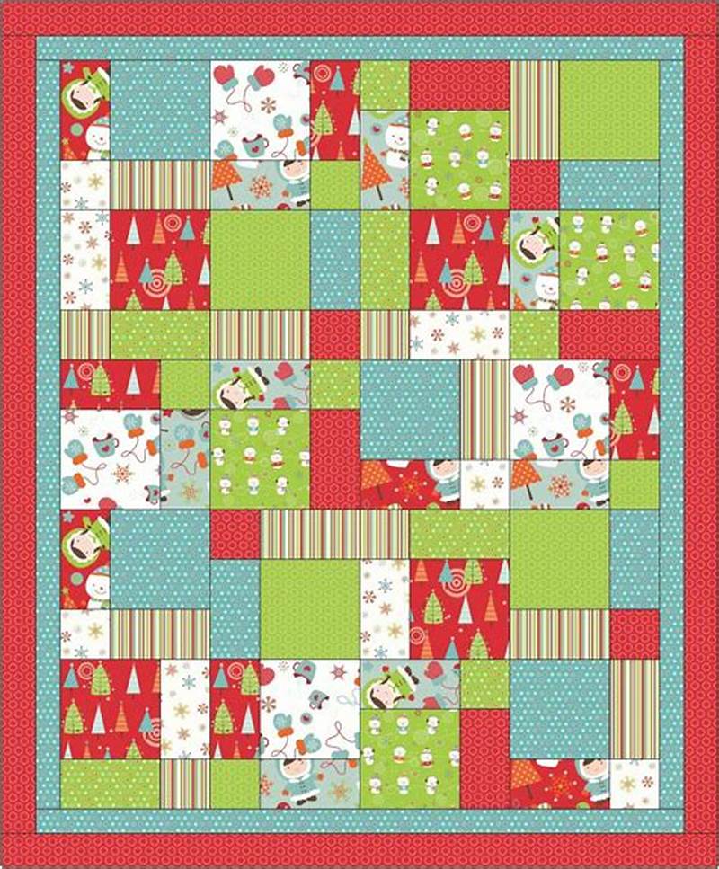 Quilt Pattern Using 6 Fat Quarters