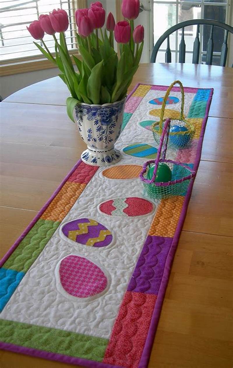 Quilted Easter Table Runner Pattern