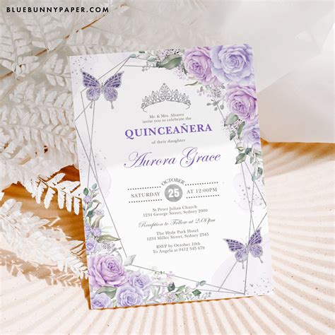 Quinceanera Invitation Templates